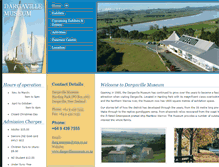 Tablet Screenshot of dargavillemuseum.co.nz